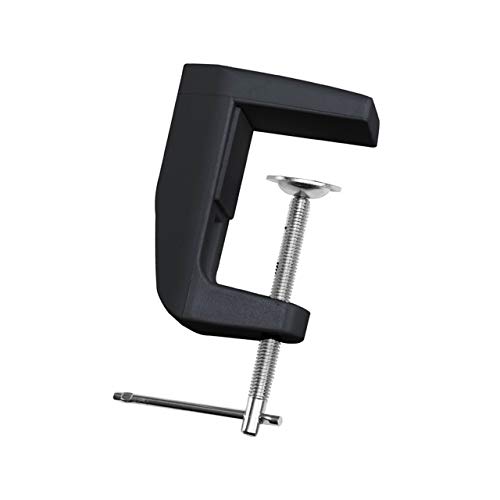 Neatfi Replacement Clamp, Adjustable Lamp Clamp With Screw - Fits Tables Up To 2.5 Inches Thick, Securely Mounts Lamps Onto Desks, Workbenches, Or Tables (Black) #TOP21