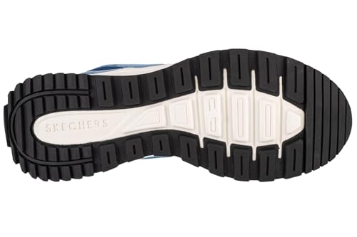 Skechers Plateforme pour Homme, 41 EU, Bleu, 41 EU