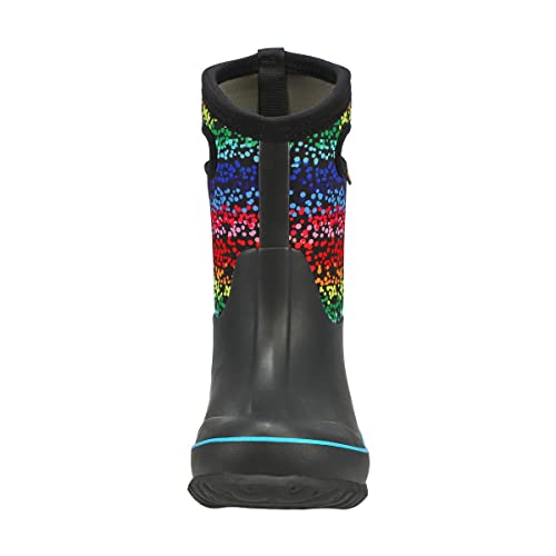 Image of Bogs Kids Classic Flower Stripes Winter Snow Boot