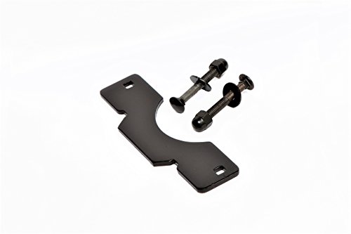 Steel Latch Guard Plate for Outswinging Doors | Electric Strike Door Guard | Low Profile Latch Shield | Anti Pry Door Security | Oil Rubbed Bronze