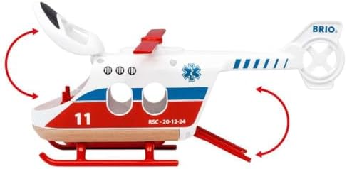 36022 BRIO Rettungshubschrauber - Empfohlen für Kinder ab 3 Jahren