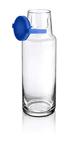 Encuentra reviews de Botella cristal azul más recomendados. 20 Imagen adicional