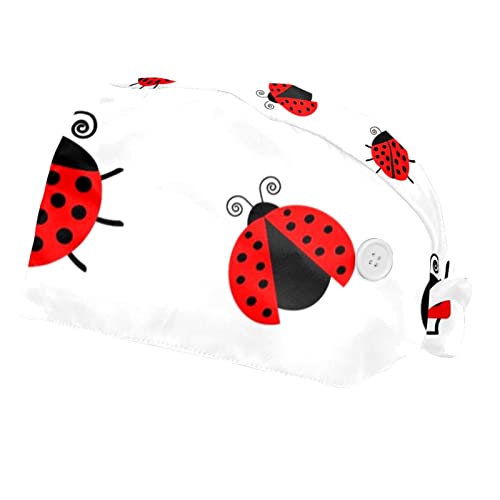 Casquettes de travail coccinelle JDEZ anti-transpiration et réglables