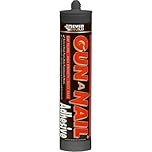 Everbuild Gun A Nail – High Strength Building Adhesive – Solvent-Free – Gap Filling – Quick Grab – White – 290ml Cartridge
