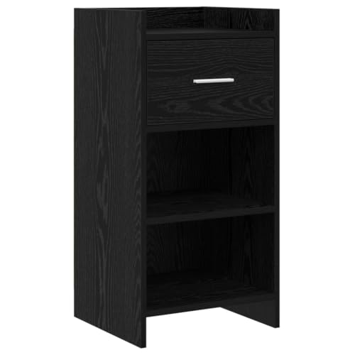 Aparador de madera de roble negro ideal para pasillo y comedor 2