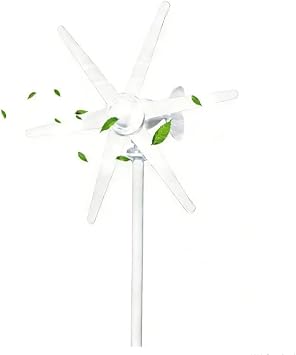 Wind Power Generator,1200W Wind Turbine Generator Kit with 5 Blades, Winds Turbine Kit with MPPT Controller Energy Windmill Generator Suit for Boats, Gazebos, Chalets, or Mobile Homes 800W