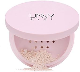 KORE BEAUTY USA Unny Satin Loose Finishing Powder with Built-In Mirror and Air Cushion, Violet