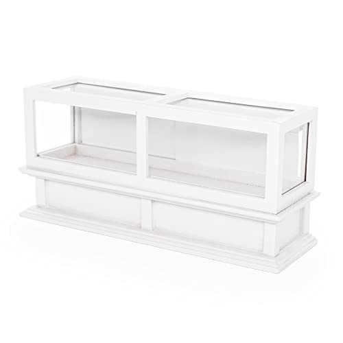 Odoria 1/12 Miniature Bakery Display Case Dollhouse Furniture Accessories, White #TOP28