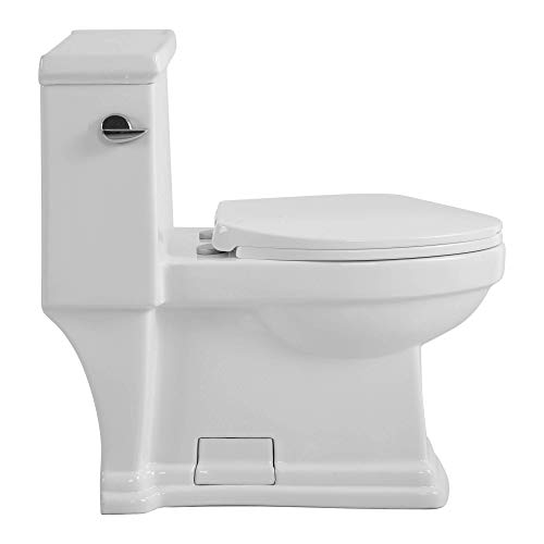 Fine Fixtures Modern One Piece Elongated Toilet Ada Compliant #TOP2