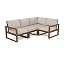 Teak / Dune Burlap
