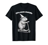 Off to Cause a Kerfuffle Scooter Groundhog T-Shirt