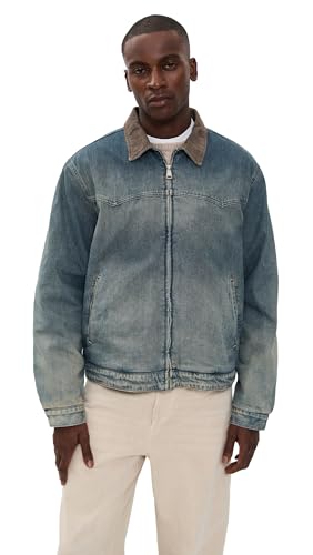 AG Adriano Goldschmied Men's Philip Zip Jacket, Durango, L