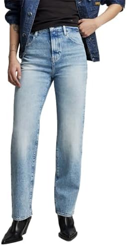 G-STAR Damen Viktoria High Straight Jeans, Blau (Vintage Olympic Blue D23959-D434-D905), 24W / 32L