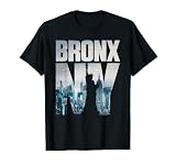 Bronx NYC New York City Skyline Illustration Graphic Design T-Shirt