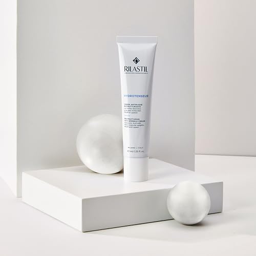 Rilastil Hydrotenseur Gel Crema Matt Antirughe Ristrutturante, Texture Leggera e dall'effetto mattificante con Acido Ialuronico per Pelli Miste, Confezione 40 ml - 4