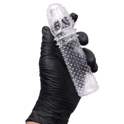 Capa Peniana com Textura Transparente com Cerdas Massageadoras 15,5cm x 3,8cm YouVibe