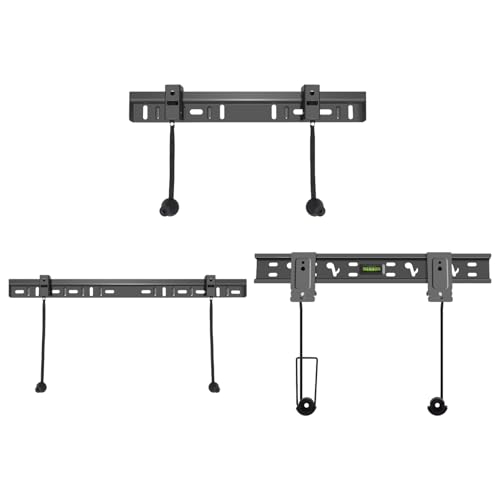 Support mural sans clous TV 26-60" finition acier invisible