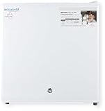 Summit Appliance FS24LMC Countertop MOMCUBE Breast Milk All-Freezer for Storage of Breast Milk, White, Manual Defrost, Lock, Adjustable Thermostat, Removable Shelf, 20