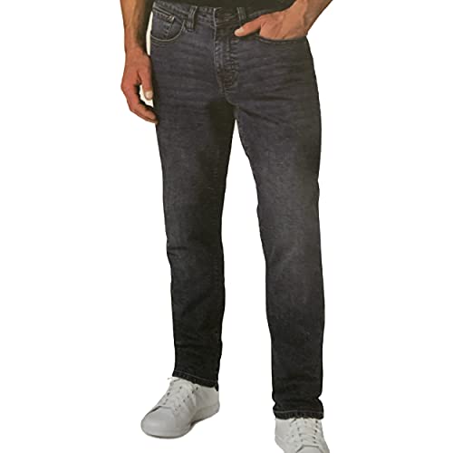 IZOD Men's Comfort Stretch Straight Leg Jean (Medium, 38W x 34L)2