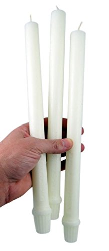 Cathedral Brand 51% Beeswax Short 4 s Candles with Self-Fitting Ends, 7 8 Inch x 12 Inch, Box of 24