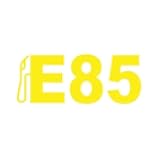 RDW E85 Sticker - Decal - Die Cut - Fossil Fuels Ethanol Fuel - Yellow 1.50