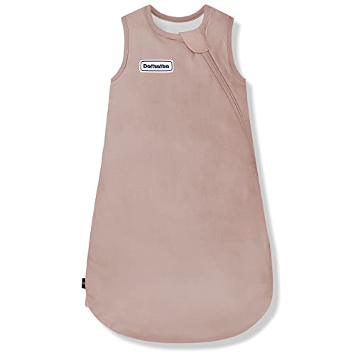 Image of Domiamia Baby Sleep Sack 1.0 Tog Soft Cotton & Rayon Made from Bamboo Toddler Sleeping Sack 6-12 Months Dryable Lightweight Wearable Blanket