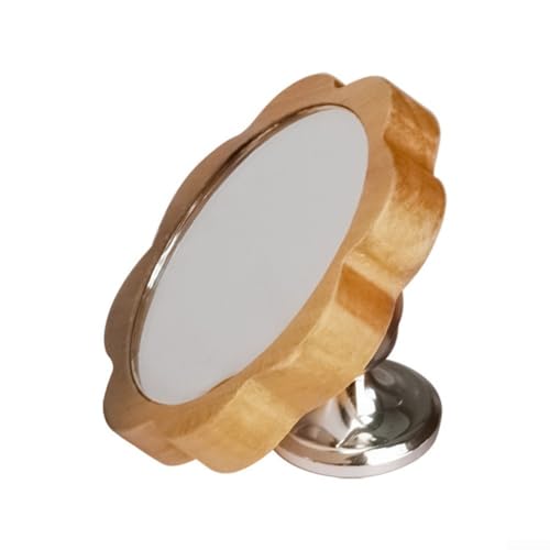 Espejo de extracción visual para máquinas de café espresso fácil monitoreo del caudal de café con base magnética (plata)