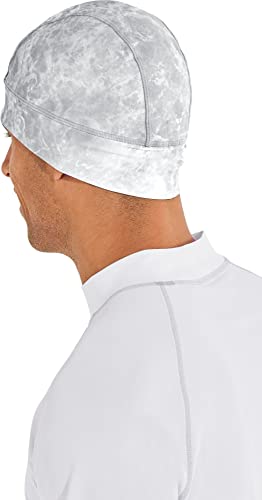 Coolibar Upf 50+ Unisex Aqua Sun Skully Cap - Sun Protective (One Size- Grey Water) #TOP1