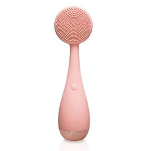 PMD Clean – Smart Facial Cleansing Device with Silicone Brush & Anti-Aging Massager – Waterproof – SonicGlow Vibration Technology – Clear Pores and Blackheads – Lift, Firm, and Tone Skin