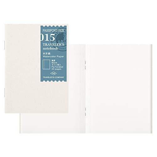 トラベラーズカンパニー トラベラーズノート リフィル 水彩紙 2冊パック パスポートサイズ 14406006