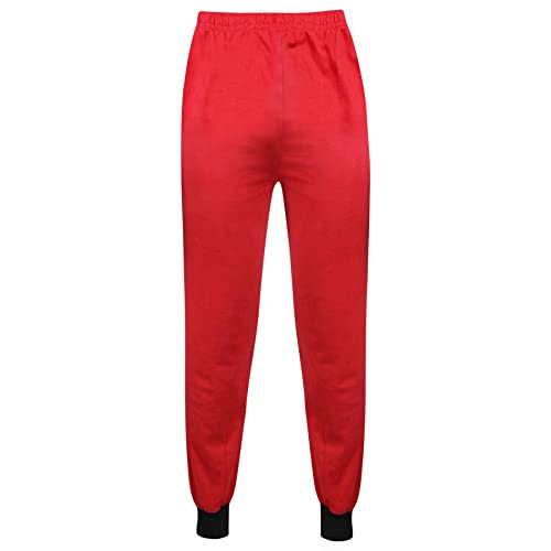 Pyjamas Noël enfants rouge manches contrastées ensemble homewear fêtes 2-13 ans - 4