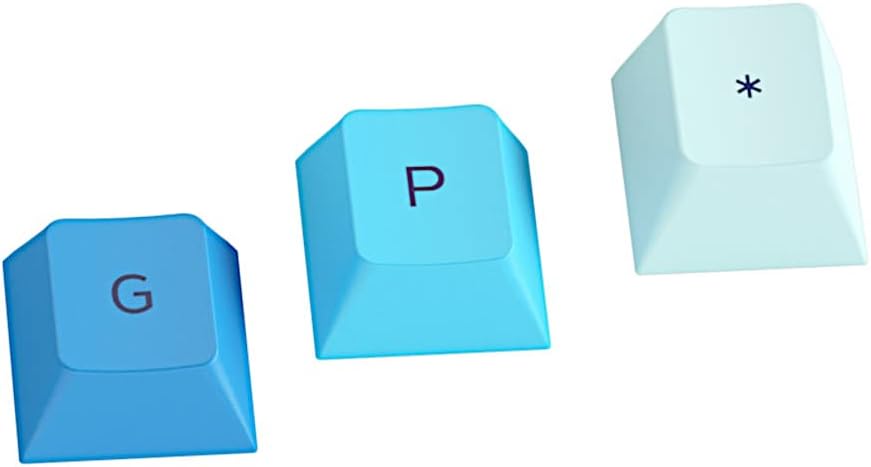 Glorious PBT Dye Sublimated Keycaps - International ISO Version (German, Caribbean Ocean)