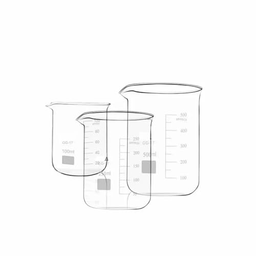 Bécher de laboratoire 400ml résistant aux chocs thermiques avec bec - 5