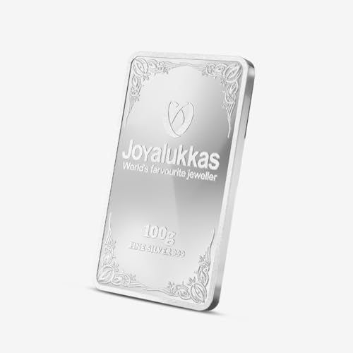 Joyalukkas 100 Gram (999 Purity) Blister Packed Silver Bar
