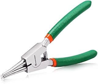 SPEEDWOX 5-Inch Circlip Pliers, Tip Diameter 0.06 Inch, External Snap Ring Pliers, Precision Retaining Ring Pliers, Straight Jaws for Ring Remover Retaining