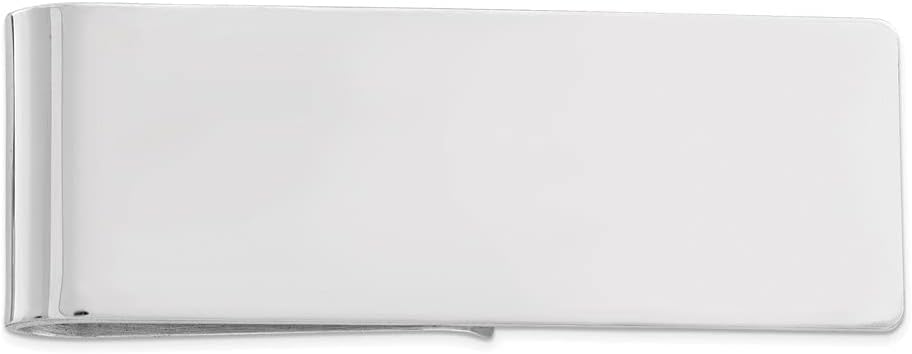 Diamond2Deal 925 Sterling Silver Polished Wallet Money Clip Cash