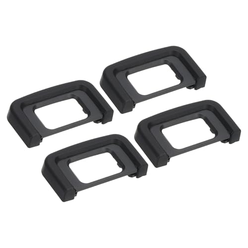 Image of PATIKIL DK-25 Viewfinder Eyepiece Eyecup, 4 Pack Camera Eyecup Eye Cup Protector Replacement Accessories for Nikon Block Flare and Sunlight Scratch Resistance Protection, Black