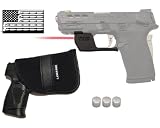 Red Laser Kit for S&W® Equalizer, Shield™ EZ® 380 and 9mm, M&P®22 Compact Pistols with TR28S / TR28 ArmaLaser, LASERPRO® Laser Holster & 2 Extra Batteries