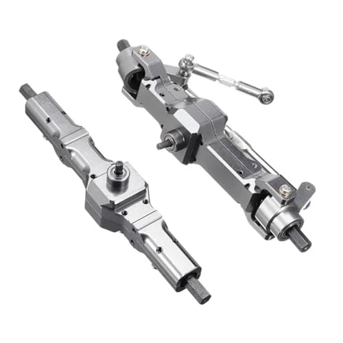 RC �A�N�X���ꎮ For WPL For C14 C24 B14 B16 B24 B36 For HengLong For FeiYu 1/10 RC�J�[�p�[�c�A�b�v�O���[�h���^���t�����g����у��A�A�N�X���A�Z���u��(Silver)