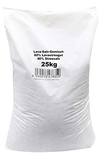Preisvergleich Produktbild Hamann Mercatus GmbH Lava-Salzgemisch 25 kg - Lavastreugut gemischt mit Deutschen Steinsalz