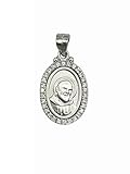 ✅ Materiale: Argento Sterling 925 ✅ Raffigurazione: Padre Pio ✅ Pietre: Zirconi luminosi incastonati ✅ Dimensioni: Lunghezza: 2,3 cm Larghezza: 1,2 cm Spessore: 3 mm ✅ Peso: 1,92 g ✅ Genere: Uomo / Donna / Bambini ✅ Stile: Religioso, elegante, spirituale ✅ Ideale come regalo: Battesimo, Comunione, Cresima, Natale, Festa religiosa ✅ Uso: Protezione spirituale, fede quotidiana, devozione