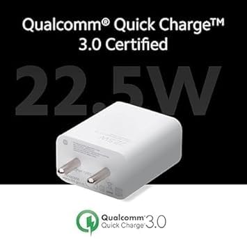 Image of Mi 22.5W Fast USB Type C Charger Combo|Compatible for Mobile,Power Banks|Fast Charging|(Adapter + USB to Type C Cable)|White(DP204)