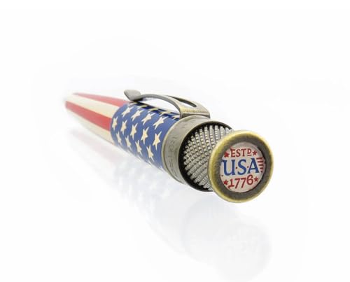 Retro 1951 Tornado Drapeau Vintage Metalsmith stylo roller rechargeable collection - 3