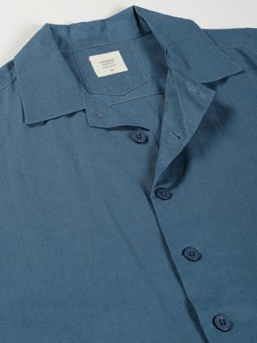 Image of Thomas Scott Men's | Solid | Full Sleeve | Regular Fit | 100% Cotton | Double Pocket | Spread Collar | Casual Shirt