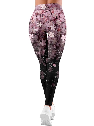 Leggings-for-Women-Funny-Gym-Printed-Womens-Yoga-Pants-Tropical-Hawaiian-Mandala-Legging