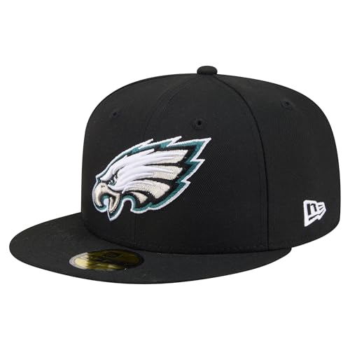 New Era Men's Black Philadelphia Eagles 59FIFTY Fitted Hat