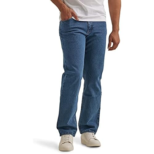 Wrangler Authentics Men's Classic 5-Pocket Relaxed Fit Flex Jean