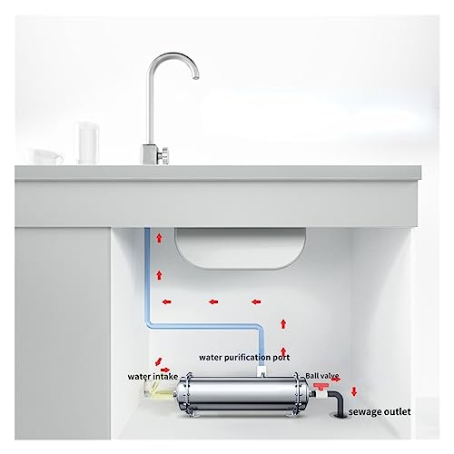 Purificador de agua comercial e industrial de 3000L y acero inoxidable 7