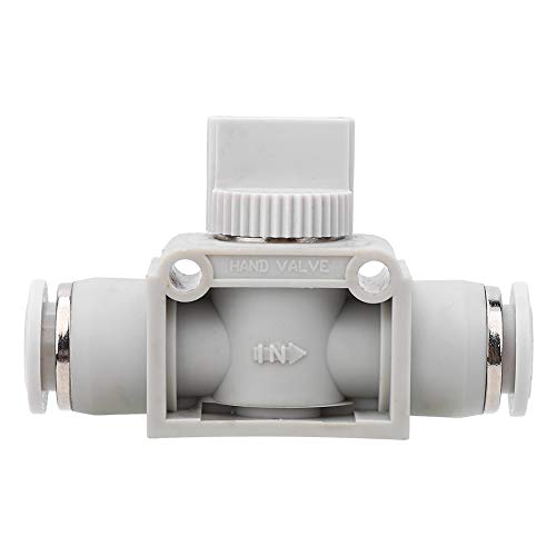 Gucagle - Vanne d'arrêt HVFF Connecteur à raccord rapide pneumatique en plastique en alliage de zinc résistant à la pression à haute température pour équipements automatiques Diamètre de (10)