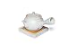 Produktbild Kyusu Teekannen-Set Basic greycrackle 500ml pass. Untersetzer / Einhandkanne / Seitenhandkanne